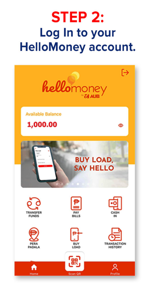 Step 2 Hello money
