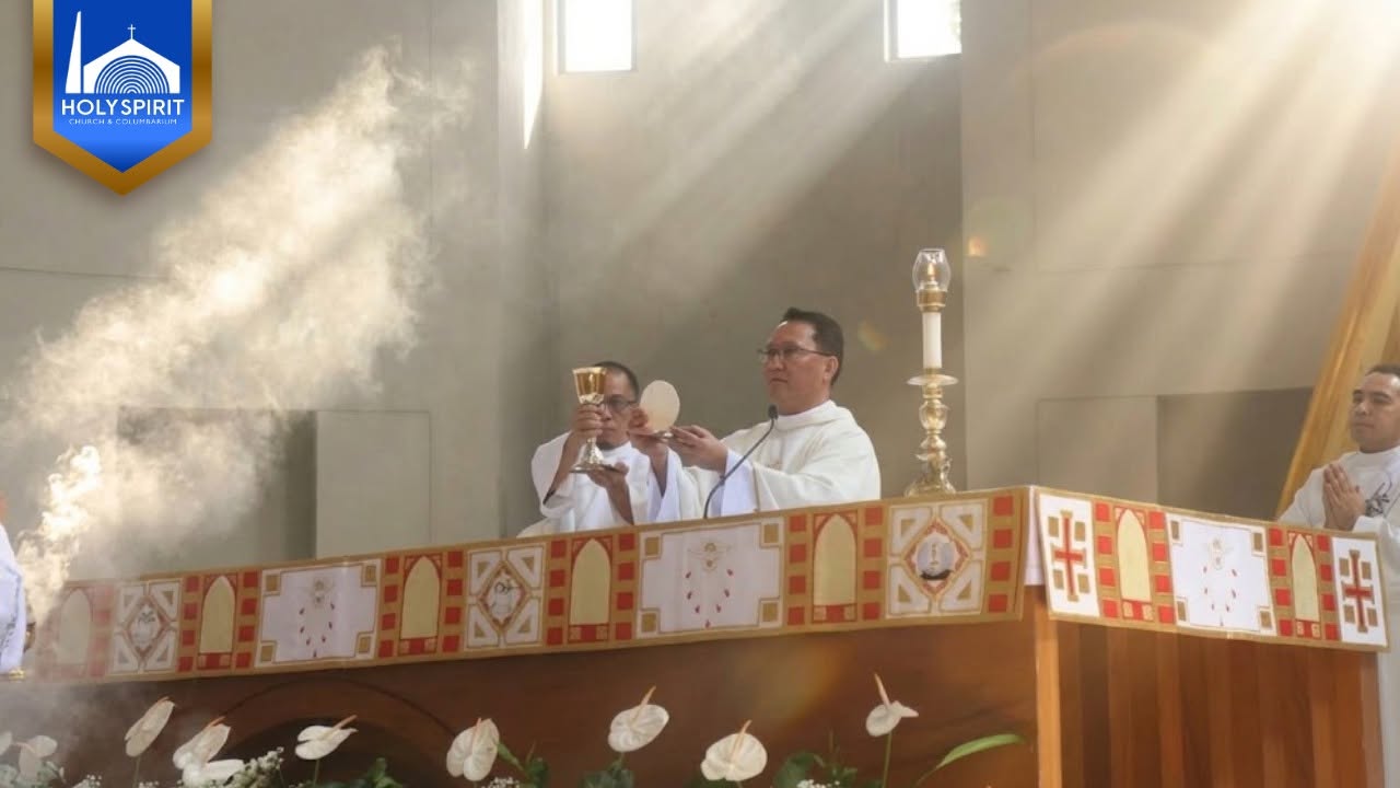 Mass celebration at Holy Spirit Church and Columbarium